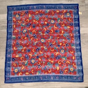 VINTAGE SILKEN POLYESTER BY BIRKSHIRE SCARF